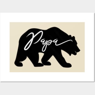 Cool Papa bear t-shirt Posters and Art